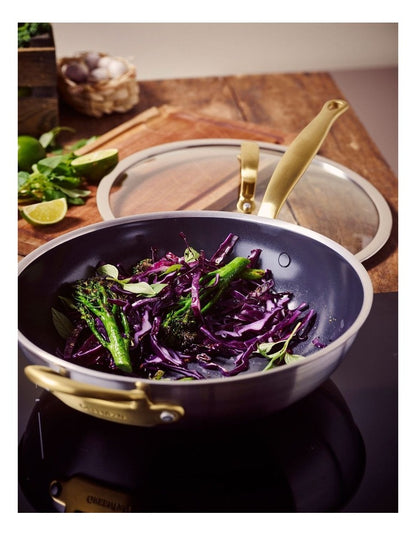 Premiere Gold Wok 30cm PFAS-free ceramic non-stick