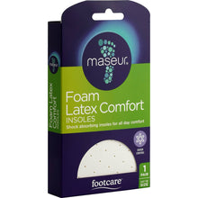 Maseur Footcare Foam Latex Insole 1 Pair
