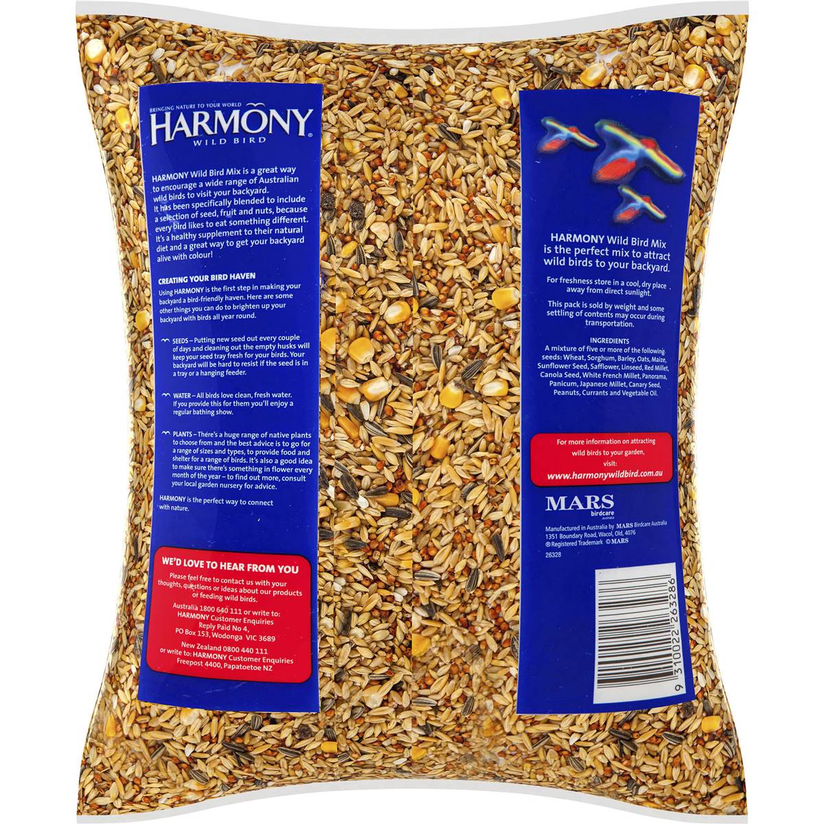 Harmony Bird Food Wild Bird Mix 4kg