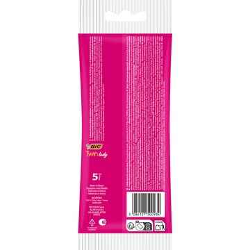 BIC Twin Lady Disposable Razor 5 pack