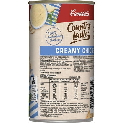 Campbell's Country Ladle Soup Creamy Chicken 500g