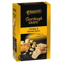 Arnotts Sourdough Crisps Cheddar & Roast Garlic Crackers 150g