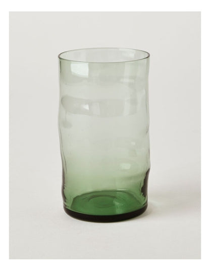 Desert Flower Highball Set of 4 in Green