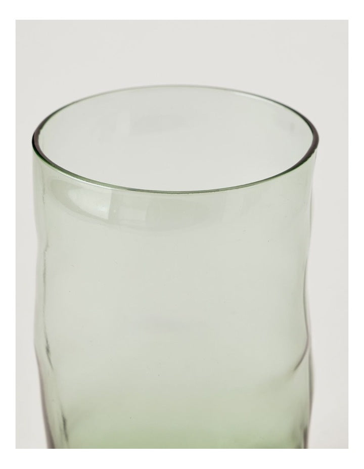 Desert Flower Highball Set of 4 in Green