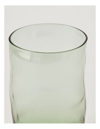 Desert Flower Highball Set of 4 in Green
