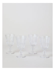 Jovan Wine Glass Set of 4 in Clear