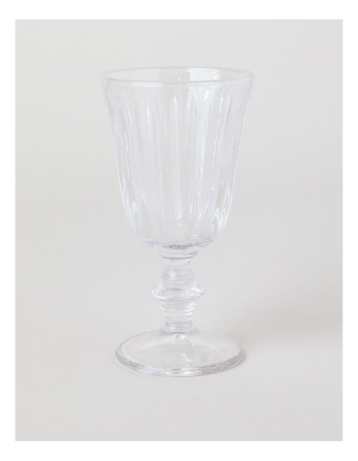 Jovan Wine Glass Set of 4 in Clear