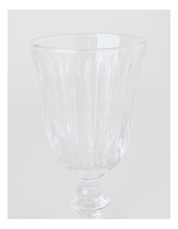Jovan Wine Glass Set of 4 in Clear