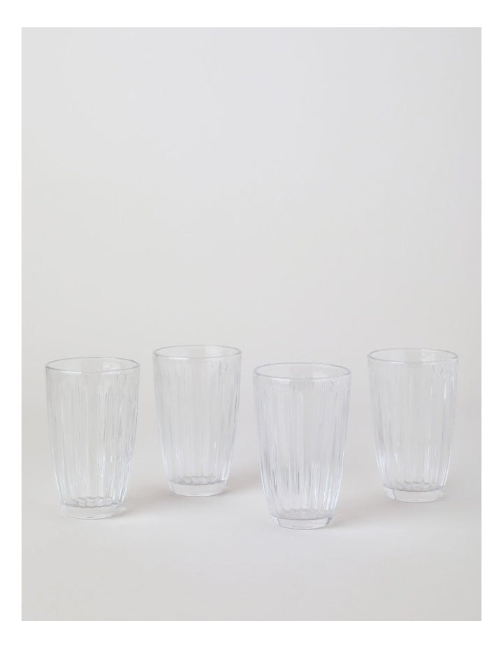 Jovan High Ball Set of 4 in Clear