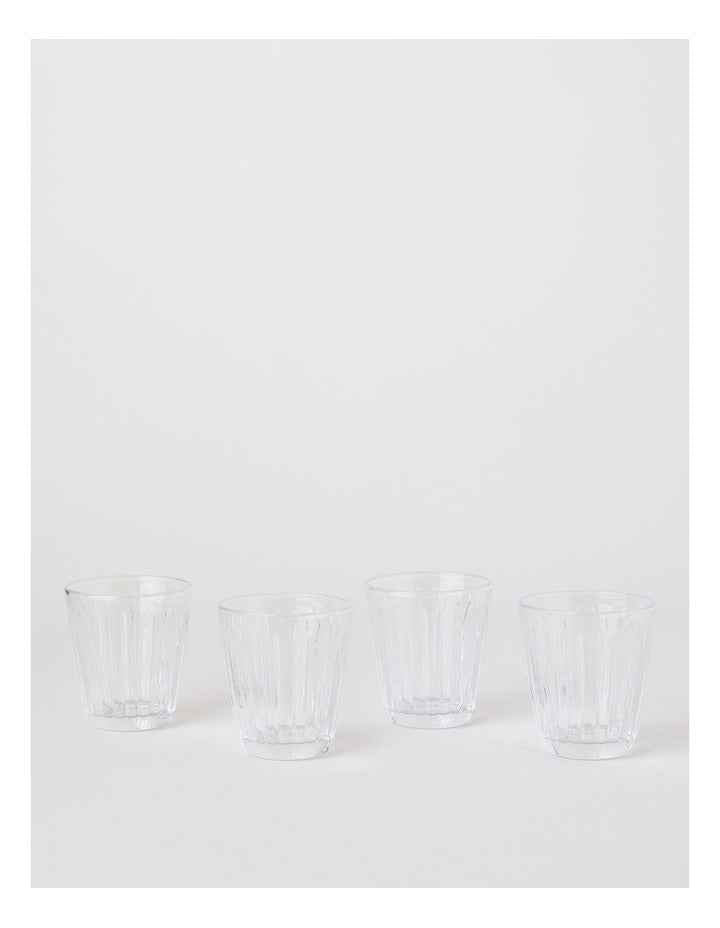 Jovan Tumbler Set of 4 in Clear