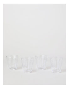 Jovan Tumbler Set of 4 in Clear