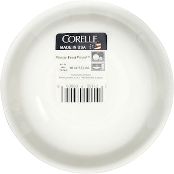 Corelle Winter Frost White Noodle Bowl 828Ml each