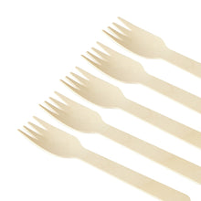 10 Piece Wooden Fork