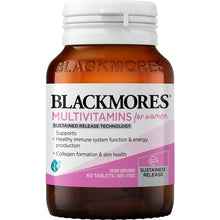 Blackmores Multivitamin For Women Sustained Release Tablets 60 Pack