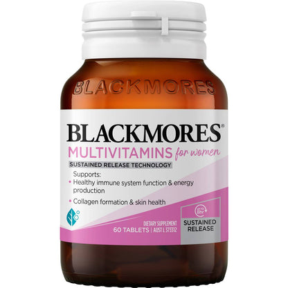 Blackmores Multivitamin For Women Sustained Release Tablets 60 Pack