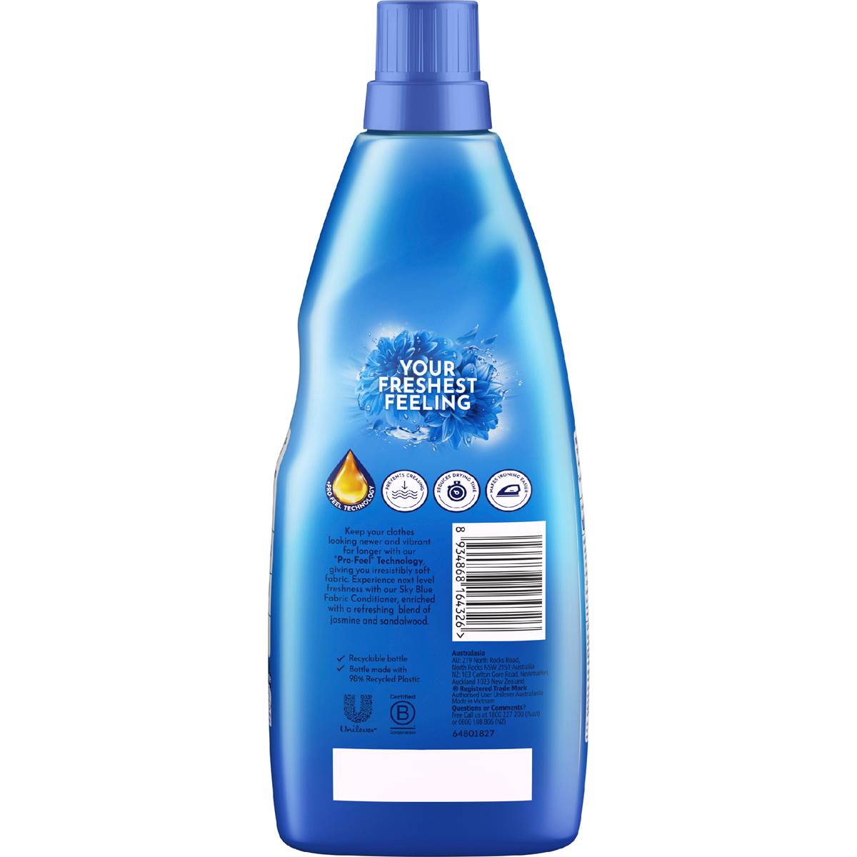 Comfort Fabric Conditioner Sky Blue 900 Ml