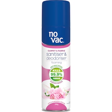 No Vac Sanitiser & Deodoriser Carpet Garden Breeze 290g
