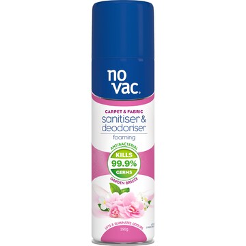 No Vac Sanitiser & Deodoriser Carpet Garden Breeze 290g
