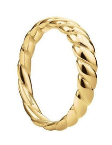 Small Croissant Ring in Gold-Tone