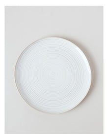 Desert Flower Dinner Plate in Cream