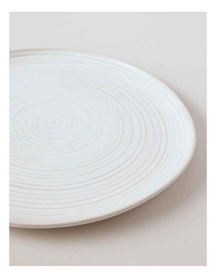 Desert Flower Dinner Plate in Cream