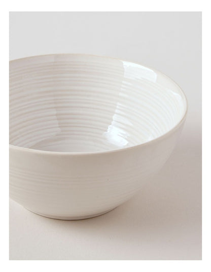 Desert Flower Cereal Bowl in Cream