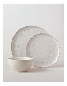 Desert Flower 12pc Dinner Set in Cream