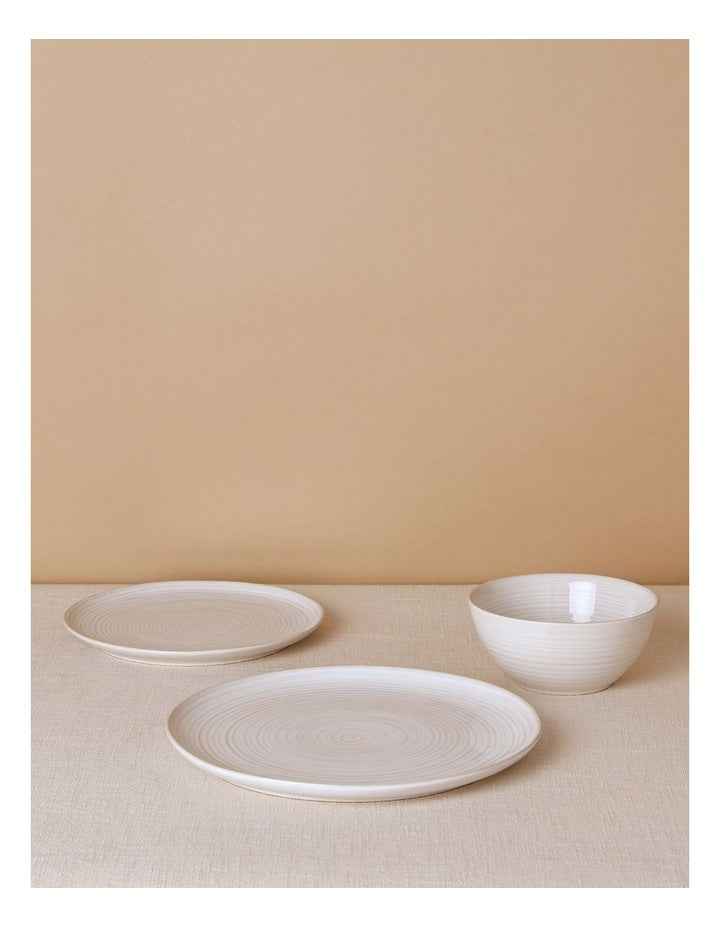 Desert Flower 12pc Dinner Set in Cream