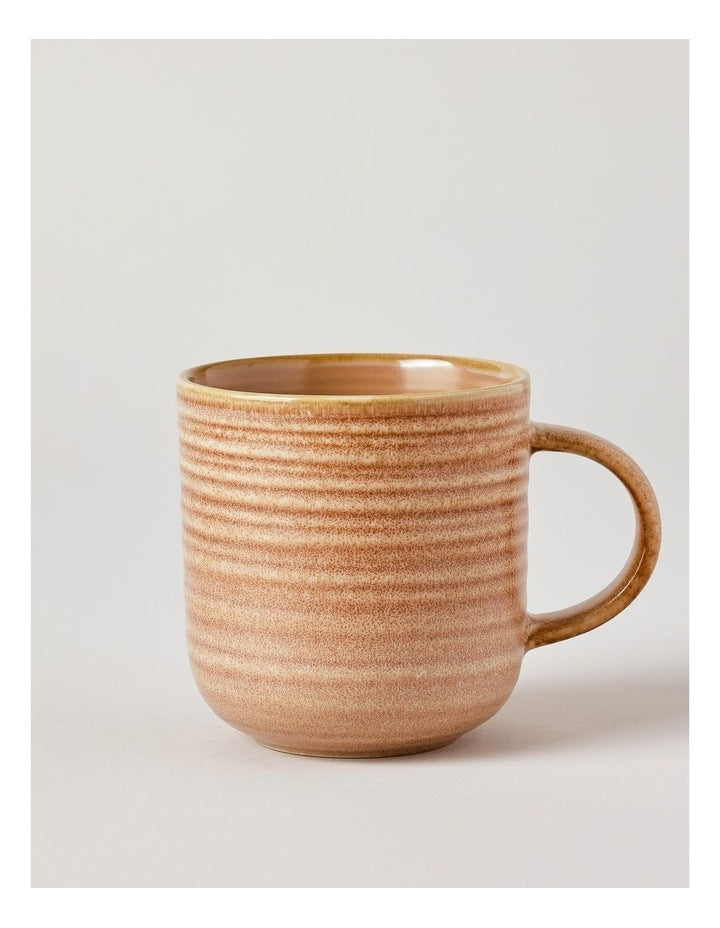 Desert Flower Mug in Rust
