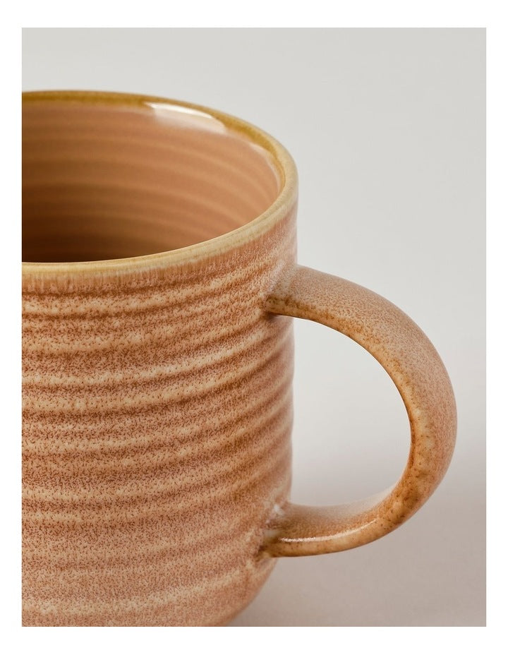 Desert Flower Mug in Rust
