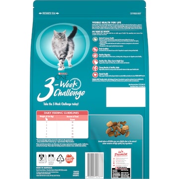 Purina One Healthy Adult With Salmon & Tuna 1+ Years Dry Cat Food 3kg