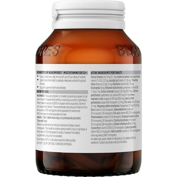 Blackmores Multivitamins For 50+ Release Tablets 60 pack