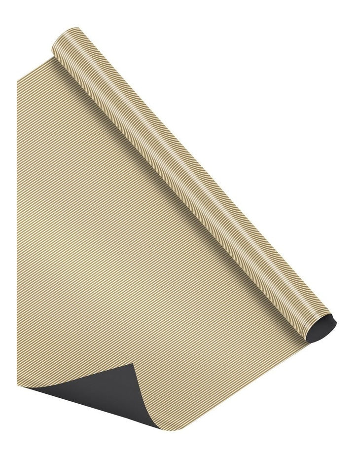 Gold Stripes Roll Wrap in Black