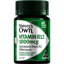 Nature's Own Vitamin b12 1000mcg Vitamin b Tablets For Energy 60 Pack