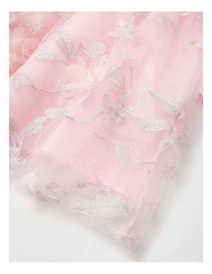 Angelica Embellished Tutu in Light Pink