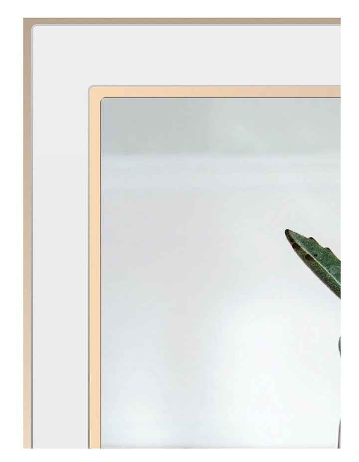 Eternal Solid Metal Photo Frame 4x6 Inch 3 Pack in White