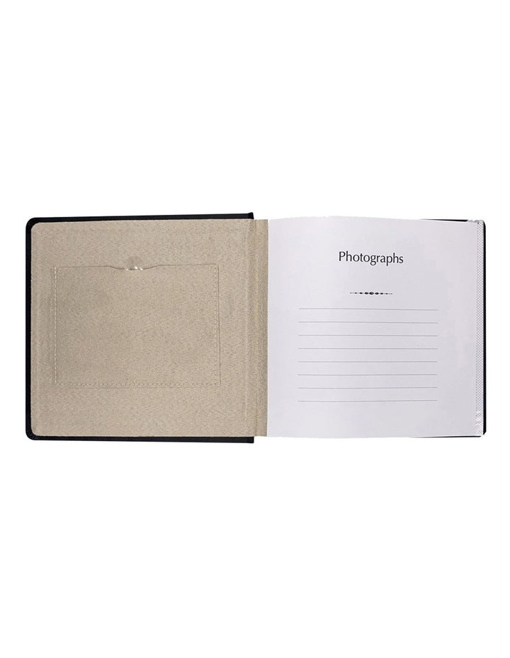 Prestige Photo Album 200 Capacity in Black