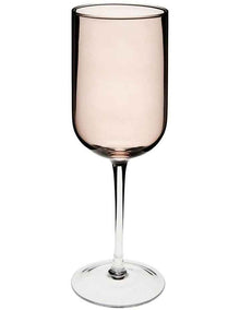 Mikkie White Wine Glass Set 4 Piece in Brown