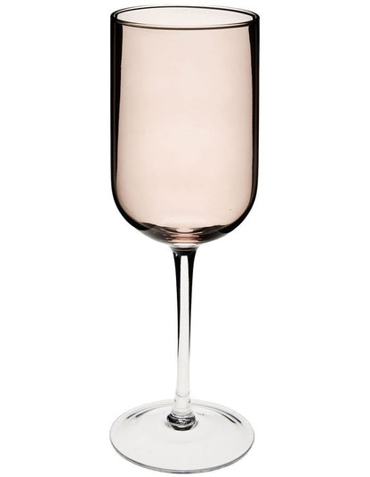 Mikkie White Wine Glass Set 4 Piece in Brown