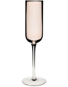 Mikkie Champagne Flute Set 4 Piece In Brown