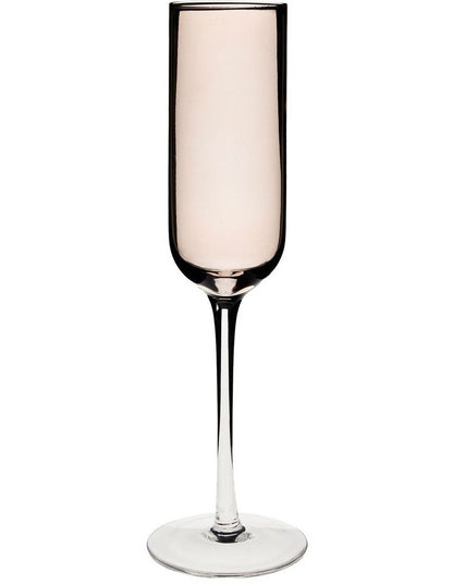 Mikkie Champagne Flute Set 4 Piece In Brown