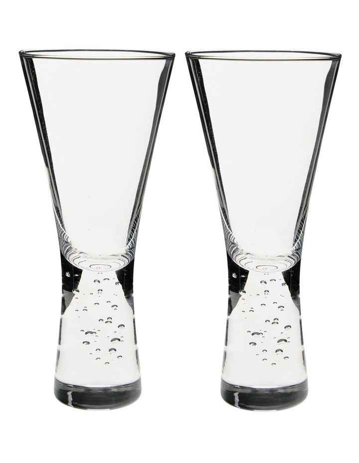 Willie White Wine Glass Set 2 Piece in Clear