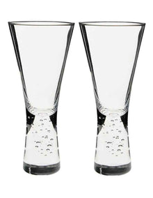 Willie White Wine Glass Set 2 Piece in Clear