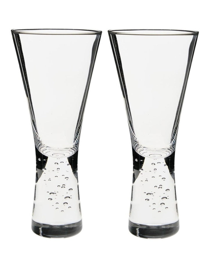 Willie White Wine Glass Set 2 Piece in Clear