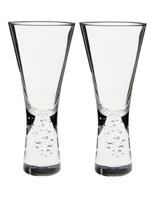 Willie White Wine Glass Set 2 Piece in Clear