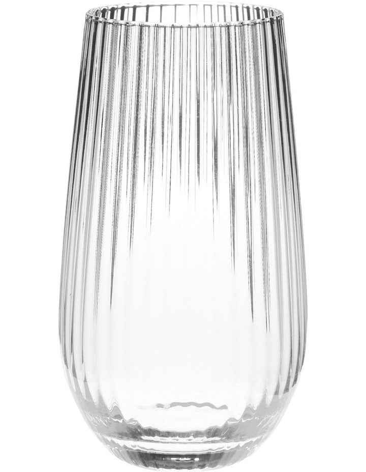 Ollie High Ball Glass Set 4 Piece in Clear