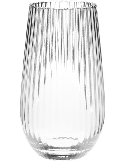 Ollie High Ball Glass Set 4 Piece in Clear