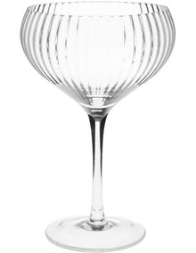 Ollie Coupe Glass Set 4 Piece in Clear