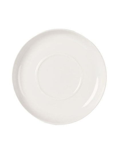 Brodie Tea Cup and Saucer in White