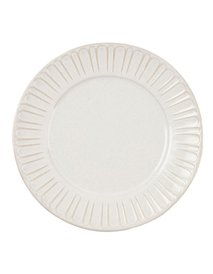 Laurie Dinner Set 12 Piece in Soft White